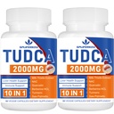 2000mg Tudca májpótló kiegészítés, Tudca Bile Só Milk Thistle és Nac, 120 kapszula 60 napig, Máj támogatása, méregtelenítés, immunrendszer