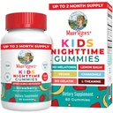 MaryRuth Organics Kids Nighttime Gummeans 124; Sugar Free Affairs 124; NO Melatonin L Theanine, Lemon Balm, Kamilla, B6-vitamin, 124; Relaxációs támogatás Kids 2 + Affair124; Vegan Affair124; Non-GMO Affaires 124; Gluten Free Affa124; 60 Count