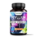 Psyllium Husk Kapseln 1500mg - Faserergänzung - Natürliche lösliche Faser Pillen mit Psyllium Husk Pulver - Unterstützt Verdauungsgut und Colon Gesundheit - Non-GMO, Gluten-Free, Vegan - 120 Kapseln