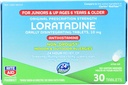 Rite Aid Kid 's Non-Drowsy Allergy Relief, Lorazine 10 mg, Mint Flavor - 30 Tablets