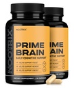 Nootrix Prime Brain Nootropic Supplement | Unterstützt Gedächtnis, Mental Fokus, Kognitive Gesundheit & Energie | Fördert gesunde Stimmung & Gehirn Funktion | Ginkgo Biloba, Lion's Mane & L Theanine | 60 Kapseln