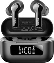 TOZO NC3 Hibrid aktív zaj Lemondása vezeték nélküli fülhallgatók 6 Mics AI Clear Call Fül 55H Lejátszás a LED Display 32 Preset EQs keresztül APP Bluetooth 5.3 IPX8 Vízálló fülhallgató