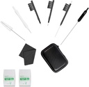 Phitunry 52- Piece hallókészülék tisztítás Kit kiegészítők hordozható hallókészülék táska mérete tisztítás kefe szerszámok, száraz kapszula, Audio törlő, Deer Velvet szövet és hallókészülék utazás Case Medium
