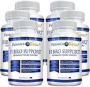 Ellenőrzött fibro támogatás - 540 kapszula - MSM, magnézium, D3-vitamin, BioPerine - 6 hónapos ellátás - Vegan