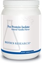 Biotics Research Pea Protein izolátum természetes vanília ízesítve, Keverés könnyed vízzel vagy gyümölcslével, Premium Pea fehérje, 21 gramm tiszta fehérje per serving 16 unces