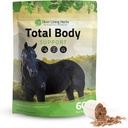 Silber Futter Kräuter Gesamtkörper Pferde Ergänzungen Pulver für psychische und allgemeine Gesundheit - Förderung besserer Haut und gesunden Mantel für Pferde - Natürliche Kräuter Equinity Horse Supplement - 1 lb Tasche