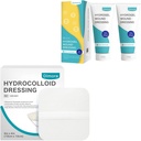 Hidrokolloid sebek 10 Pack Ultra Thin 4 "x 4" + 2 csomagolás Hydrogel Súly