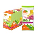 PROBAR - Bolt Organic Energy Chews, Pink Lemonade, Non-GMO, Gluten- Free, USDA Certified Organic, Healty, Natural Energy, Fast Fuel Gumies with Vitamins B & C (12 Count)