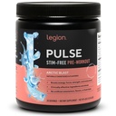 LEGION Impulzus előedzés kiegészítés - All Natural Nitric Oxide Pretosuring Drink to Boost Energy, Creatine Free, Naturally Sweared, Beta Alanine, Citrulline, Alpha GPC (koffein Free Arctic Blast)