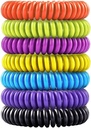 14 Pack szúnyogok karkötők gyerekeknek felnőtt - Természet Citronella, Lemongrass és Eucalyptus, akár 350 órás védelem