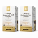 SOLGAR Collagen Hyaluronic Acid Complex - 30 tabletta, csomag 2 - Non-GMO, glutén mentes, tejmentes - 60 teljes adag