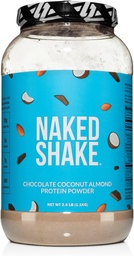 Meztelen shake - csokoládé kókuszos mandula fehérje por - Ízesített növényi alapú fehérje az amerikai és kanadai Farms MCT olaj, gluténmentes, szómentes, GMO-mentes, nem GMO vagy mesterséges édesítők - 30 szervadékok
