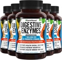 FarmHaven Digestive Enzimek 18 Probiotics & Herbs n.e.124; Papaya, Bromelain, Protease & More for Laktóz Absorption & Better Digitional 124; Helps Bloating, Gas, Consultation 124; Vegetáriánus, 300 Capsules