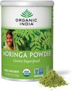 SZERVES INDIA Moringa Powder - Moringa Oleifera Leaf Herbal Supplement, Green Superfood, Nutritent Dense, Pure Plant Protein, A-vitamin, E, K, vas, kalcium, Fiber, Vegan, USDA Certified Organic - 8 oz