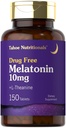 Tahoe Nutritionals Melatonin 10mg | 150 Tabletten | mit L theanine | Vegetarisch, Non-GMO, Glutenfreie Ergänzung