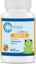 Creekside Naturals Snifflex, Children 's Sinus & Respiratory Support, Elderberry for Immune Health, Pediatric Formuled with NAC, Quercetin & Bromelain, Zero Sugar, Vegan, 60 Soft Chewables
