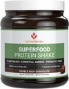 ACTIVATEDYU szuperfood fehérje shake -Vegán növényi fehérje por - szerves 7 gomba keverék, spirulina, és GoldRella Chlorella - Promotes izom integritás, csokoládé flavor (15 szerváció)