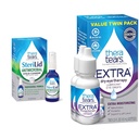 TeraTears Extra száraz szem terápia Kenőszer Szemcseppek száraz szem, 0,5 fl oz palack, 2 Count & SteriLid szemtisztító és arcmosás, irritált szem, 2 fl oz Spray