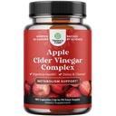 Tisztítás alma almabor ecet kapszula - ACV Deep Cleanse és Detox pirula a gut és emésztési egészség karcsúsító Cayenne - Extra Erő ACV éhező Gut Cleanse és teljes test méregtelenítő 180 gróf