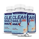 Igazolt laboratóriumok (3 Pack) Clear Nails Plus Max Pills 40 milliárd CFU probiotikus támogató erős egészséges bőr körmök 180 kapszula
