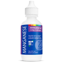 Ízlés N 'Pontszám Mangán folyadék ionos ásványi kiegészítés; 100% Tiszta; 6 mg; 118 Servings