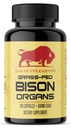 Grass Fed Bison Orgona Supports Whole Body Wellness a máj, szív, vese, fagyasztva szárított Bison, nem-GMO, 180 kapszula