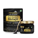 Pure Shilajit Resin - 124; Legpotens Shilajit Indiából, Gold Grade for men & Women, 75 Servings for Energy Boost, 85 + Trace Minerals, 77% Fulvic Acid, Lab Tesztelt, 30g
