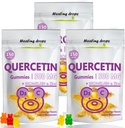 Quercetin Bromelain gumival - C-vitamin + Cink + D3-vitamin - Quercetin 500mg gumi gyerekeknek és felnőtteknek (3 csomag)