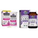 Garden of Life & Cink- kiegészítők 30 mg magas hatásfokú nyers cink- és C-vitamin-multiásványi kiegészítés, Vitamin kód / Trace Ásványok és probiotikumok a bőr egészségügyi és immunszupporthoz, 60 Vegán kapszula