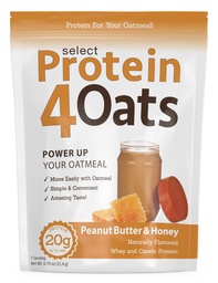 PESCIENCE Protein4Zab, fehérje por, hogy csodálatos ízesítése fehérje zabpehely, Whey és Casein, Gluten Free, Mogyoróvaj és méz, 12 Servings