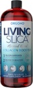 Orgono Living Silica Collagen Booster n.e.124; Vegan Mineral- Based Silica Supplementa. 124; Támogatja az egészséges kollagén & Elasztin termelést a közös & csonttámogatás, világító bőr, erős haj & nails. 124; 33.8 Fl Oz