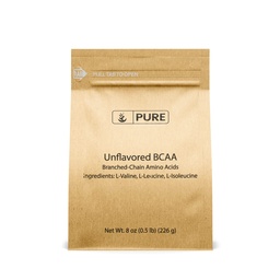 Pure Original Ingrevored Instanted BCAA (8oz) Powder, Branched Chain Essential Amino acids, Supplement