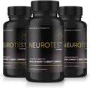 Neurotest kapszula - Neurotest diétás kiegészítés férfiaknak, Neurotest napi képlet a teljes wellness és csúcs teljesítmény, fejlett formula tabletták, neurológiai teszt vélemények (180 kapszula)