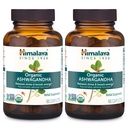 Himalaya Organic Ashwagandha, 120-Tage-Versorgung, Kräuter-Ergänzung für Stress-Relief, Energie-Unterstützung, okziale Schlaflosigkeit, USDA Organic, Non-GMO, Vegan, Gluten Free, 670 mg, 60 Caplets, 2 Pack