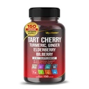 Tart Cherry Turmeric Ginger Stinging Ashwagandha Elderberry Bilberry Black Pepper - 150 Capsules - Készült az Egyesült Államokban