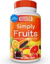 Egyszerűen Nature 's Predge - 90 Gyümölcs kapszula - Készült teljes értékű élelmiszerek Superfoods, csomagolt 25 különböző gyümölcsök - 100% szója ingyenes