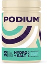 Podium Táplálkozás, Instanzed BCAA Powder, Hydro and Salt, Blue Razz Slushie, 30 Servings, Elektrolitok, Hidratáció, Recovery