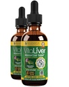 VitaLiver - Lebergesundheitsergänzung - Unterstützung Leberreiniger & Detox - Flüssige Lieferung für Absorption - Milchdistel, Artichoke, Chanca Piedra, Dandelion &amp; mehr!
