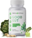 Jó gut - emésztés támogató gyógynövények, hogy helyreállítsa a Gut Health - Promote Egészséges Bowel Movements, Reduce Bloating & Boost GI motilitás w / Triphala & Articsóka kivonat - 60 kapszula
