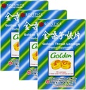 Golden Throat Lozenge Cough Drops (Jinsangzi Houpian) (12 Lozenges per Pack) (3 csomag)