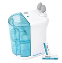 NASALFRESH MD - Dual Powered Orális öntözési rendszer Orröblítés és mosás - Sinus Decongestant Relief System w / 30 Saline Packets - Rechardened - 1 Set of Orr párnák - Snoring Remedy