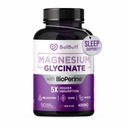 Magnézium-glicinát 400mg - 5X Felsőbbrendű abszorpció - Support Stress Relief, Alvás, Csontegészség - 100% kelátált - Tiszta Magnézium kiegészítés - 90 Veggie kapszula
