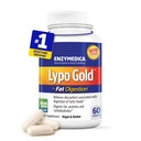 Enzymedica Lypo Gold, High Potency Lipase Digestive Enzimes for Fat Digestion, Supports Alkalmany Bloating Relief & Digestive Health, Keto- Friendly, Vegan, 60 kapszula