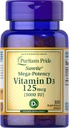 Puritán büszkesége D3-vitamin, 5000 NE, 100 gróf