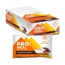 PROBAR - MEAL bár, csokoládé kókusz, nem-GMO, gluténmentes, egészséges, plant- alapú, teljes értékű élelmiszer összetevők, természetes energia (12 gróf)
