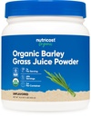 Nutricost Organic Barley Grass Juice Powder (1 LB) (ízesítetlen)