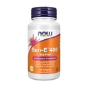NOW Foods Supplements, Sun- E ™ 400 NE d- alfa tokoferollal a nem GMO napraforgóolajból, 60 Softgel