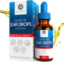 Medi Grade Olive Oil Eap cseppek viaszeltávolító és blokkoló fülek, 10ml - 100% természetes fül viaszeltávolító cseppek Pipette csepegtető Softens és eltávolítja Harded Earwax Buildup - Advanced Ear Wax cseppek