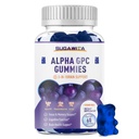 Alpha GPC Kolin Gumies 600mg Foszfatidilserin & Bacopa - 3- in- 1 Brain Support for Memory, Focus & Long- Term Cognitiv Health - Sugar- Free, Natural Formula, 60 Count