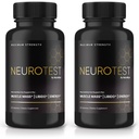 Neurotest kapszula - Neurotest diétás kiegészítés férfiaknak, Neurotest napi képlet a teljes wellness és csúcs teljesítmény, fejlett formula tabletták, neurológiai teszt vélemények (120 kapszula)